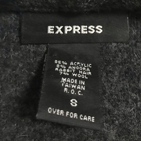 Express Cowl Neck Wool Blend Sweater - Picture 4 of 7